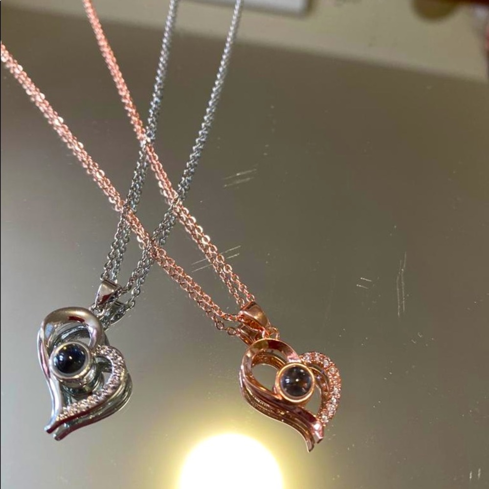 I love u necklace